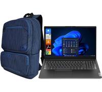 Lenovo, Pc Portatile Notebook, Intel i3-1215U, Full HD 15,6", 8GB Ram, 256GB Ssd Nvme, Windows 11 Pro + Zaino In Omaggio - Pronto All'Uso