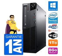 Lenovo PC Thinkcentre M81 SFF Intel G630 RAM 8Go Disco Rigido 1To Windows 10 WiFi (Riconfezionato)