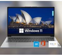 Lenovo Schermo antiriflesso HD IdeaPad da 15,6" con Microsoft 365 da 1 anno, SSD da 1,1 TB, 20 GB di RAM, Windows 11 Home, processore Intel, WiFi 6, HDMI, USB-C, lettore di schede SD, fino a 9,5 ore