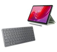 Lenovo Tab M11 11 4GB 128GB + Pen, Folio & Keyboard Processore MediaTek Helio G88 da 2 GHz , Android 13 o versioni successive, 128 GB eMMC - BTBUNDLEIT26