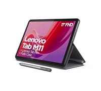 Lenovo Tab M11 Tablet 27,9 cm (11"), MediaTek Helio G88, 8 GB RAM, 128 GB, espandibile a 1 TB, 4 altoparlanti, WLAN, Bluetooth, Android 13, grigio luna, con custodia e Tab Pen