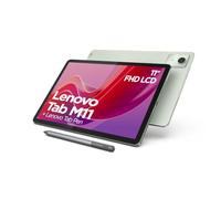 Lenovo Tab M11 Tablet | Display Touch da 11" WUXGA | MediaTek Helio G88 | 4 GB RAM | Memoria 128 GB | Wi-Fi | Android 13 | Verde | incl. Lenovo Tab Pen