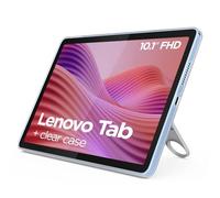 Lenovo Tab, Tablet Display 10.1" FHD, Processore Mediatek Helio G85, RAM 4GB, Memoria 128GB, WiFi 6, Tablet Android 14, Clear Case incluso - Polar Blue