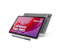 Lenovo Tablet Tab M11, touchscreen da 27,9 cm (11 pollici), MediaTek G88, 4 GB RAM, 128 GB eMMC 5.1, Android 13, grigio, incl. penna