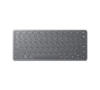 Lenovo Tastiera Bluetooth wireless multi-dispositivo, collega fino a 3 dispositivi contemporaneamente, compatibile con iOS, Android, Windows, profilo sottile, ricaricabile, durata della batteria 60