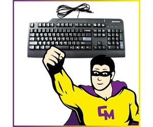 Lenovo Tastiera USB PC AZERTY KU-0225 SD50K28607 cablata Nero