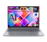 Lenovo Thinkbook 16 G7 Ultra 5 Premium Computer portatile Intel 12-Core 16" FHD 32GB DDR5 RAM, 2TB PCIe SSD Thunderbolt 4 WiFi 6E RJ45 Win 11 Pro NPU AI Experience Copilot Business Laptop Vent-HEA