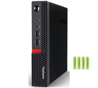 Lenovo ThinkCentre M625 Mini PC desktop [Windows 11 Pro], AMD A4-9120C a 2 core (fino a 2,4 GHz), 16 GB RAM 256 GB PCIe SSD, scheda grafica AMD Radeon R4, 2 porte display, 6 porte USB, RJ-45, w