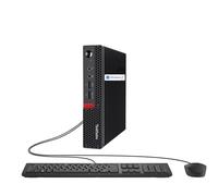 Lenovo ThinkCentre M625q Mini Desktop Computer, processore AMD A4 a 2 core, 16 GB di RAM, SSD da 1 TB, 2 DisplayPort, WiFi, RJ-45, Windows 11 Pro, tastiera e mouse