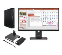 Lenovo ThinkCentre M70q G6 U5 16 512 + ThinkVision T27-40 27 FHD Processore Intel® Core Ultra 5 235T vPro® E-core fino a 4,4 GHz P-core fino a 5 GHz, Windows 11 Pro 64, 512 GB SSD TLC Opal - M70QBUNDL