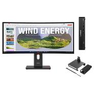 Lenovo ThinkCentre M70q G6 U5 16 512 + ThinkVision T34WD-40 34 UWQHD Docking Processore Intel® Core Ultra 5 225T E-core fino a 4,4 GHz P-core fino a 4,9 GHz, Windows 11 Pro 64, 512 GB SSD TLC Opal - M