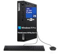 Lenovo ThinkCentre M70q Gen 4 MFF Tiny 1L Mini PC Business Desktop Computer, Intel 10-Core i5-13400T (Beat i7-12700T), 64GB DDR4 RAM, 1TB PCIe SSD, WiFi 6, RJ45, Windows 11 Pro Vent-HEA