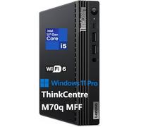 Lenovo ThinkCentre M70q Tiny - Computer desktop da 1 l, Intel Hexa-Core i5-12500T (Beat i7-11700T), 16 GB DDR4 RAM, 512 GB PCIe SSD, WiFi 6, BT 5.1, antenna wireless, Windows 11 Pro, SSROTHO