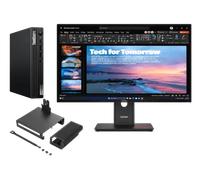 Lenovo ThinkCentre M75q G5 A5 16 512 + ThinkVision T27QD-40 27 QHD Docking Processore AMD Ryzen 5 PRO 8600GE 3,90 GHz - 5 GHz, Windows 11 Pro 64, 512 GB SSD TLC Opal - M75QBUNDLE2EUB