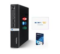 Lenovo ThinkCentre Micro Desktop, RAM DDR4 da 16 GB, unità SSD da 512 GB, processore AMD e grafica, supporto per doppio display, Wi-Fi, Bluetooth, USB, RJ-45, Windows 11 Pro, di livello aziendale