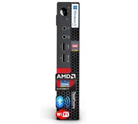Lenovo ThinkCentre Micro Desktop, RAM DDR4 da 8 GB, unità SSD da 512 GB, processore AMD e grafica, supporto dual-display, Wi-Fi, Bluetooth, USB, RJ-45, Windows 11 Pro, Tiny Frame, Giant Performance