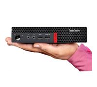 Lenovo ThinkCentre Mini Business Desktop, design ultra silenzioso, supporto per monitor Dual-4K, memoria 8 GB, SSD PCIe da 256 GB, processore AMD Dual-Core, USB-C, Wi-Fi, RJ-45, Bluetooth, KB e mouse