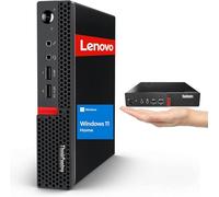 Lenovo ThinkCentre - Mini computer desktop | Processore AMD Dual-Core | Supporto dual-display | Wi-Fi, Bluetooth, USB, RJ-45| Windows 11 Home| per uso completo (con adattatore HDMI, 16 GB di RAM | SSD