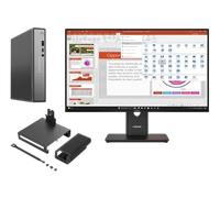 Lenovo ThinkCentre neo 50q G5 I5 16 512 + ThinkVision T27-40 27 FHD Processore Intel® Core i5-13420H di tredicesima generazione E-core fino a 3,4 GHz P-core fino a 4,6 GHz, Windows 11 Pro 64, 512 GB S