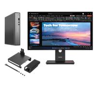 Lenovo ThinkCentre neo 50q G5 I5 16 512 + ThinkVision T27QD-40 27 QHD Docking Processore Intel® Core i5-13420H di tredicesima generazione E-core fino a 3,4 GHz P-core fino a 4,6 GHz, Windows 11 Pro 64