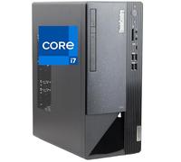 Lenovo ThinkCentre Neo 50T Gen3 Tower Computer - Intel I7-12700K, 64GB Ram, 1TB NVMe SSD, DisplayPort, HDMI, VGA, DVD-RW, USB Type-C, lettore di schede, Wi-Fi, Bluetooth - Windows 11 Pro, Nero Desktop