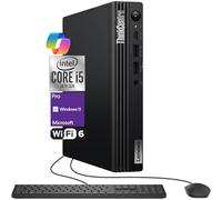 Lenovo ThinkCentre Tiny M70q G5 Intel i5-14400T (Beats i7-13700T), RAM DDR5 da 16 GB, SSD PCIe da 512 GB, WiFi 6 + BT, RJ-45, porta DP, HDMI, Windows 11 Pro, Mini Business Desktop, 3 anni di larghezza
