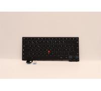 Lenovo THINKPAD C14 Gen 1 Tastiera Belgio Nero Retroilluminato 5N21E09410