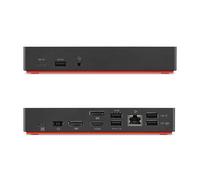 Lenovo ThinkPad Dock Ibrido USB-C con USB-A Microfono Nero, Caricatore