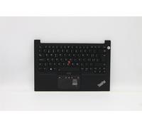 Lenovo THINKPAD E14 2 Tastiera Palmrest Top Cover Svizzera Nero Retroilluminata