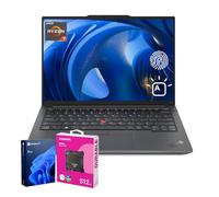 Lenovo ThinkPad E14 Gen 6 Business Laptop, 14" WUXGA, AMD Ryzen 7 7735U fino a 4.75GHz, 16GB DDR5 RAM, 512GB SSD, impronte digitali, retroilluminato, HDMI, Wi-Fi 6, Win 11 Pro, Bundle con SSD esterno