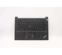 Lenovo THINKPAD E14 Tastiera Palmrest Top Cover Tedesco Nero Backlit 5M10V17046