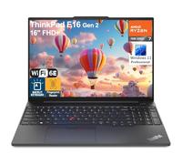 Lenovo ThinkPad E16 16 WUXGA, 64 GB DDR5 RAM, SSD PCIe da 2 TB, AMD Octa-Core Ryzen 7 7735HS (Beat i7-1355U), WiFi 6E, KB retroilluminato, impronte digitali, tastiera numerica, Win 11 Pro, nero