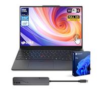 Lenovo ThinkPad E16 Business AI Laptop, 16" FHD+, Intel Core Ultra 7 155U, 64GB DDR5 RAM, 2TB SSD, impronte digitali, retroilluminato, HDMI, Wi-Fi 6, Windows 11 Pro, Bundle con docking station Targus