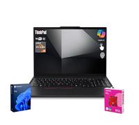 Lenovo ThinkPad E16 Business Laptop, 16" FHD+ touchscreen antiriflesso, AMD Ryzen 5 7535U, 16GB DDR5, SSD 512GB, Wi-Fi 6E, impronte digitali, retroilluminato, Windows 11 Pro, Bundle Targus USB-C 100W