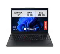 Lenovo ThinkPad E16 Gen 3 - Notebook professionale con schermo 16", processori Intel Core Ultra 5, 16GB di RAM e SSD da 512GB, Windows 11 Pro - Nero