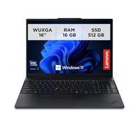 Lenovo ThinkPad E16 Gen 3 - Notebook professionale con schermo 16", processori Intel Core Ultra 7, 16GB di RAM e SSD da 512GB, Windows 11 Pro - Nero