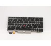 Lenovo THINKPAD L13 2 Tastiera Swedese Finlandese Argento Backlit 5N20V43493
