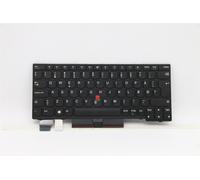 Lenovo THINKPAD L13 2 X13 Tastiera Danese Nero 5N20V43300