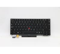 Lenovo THINKPAD L13 2 X13 Tastiera Francese Canadese Nero Backlit 5N20V43070