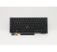 Lenovo THINKPAD L13 2 X13 Tastiera Spagnolo Nero Retroilluminato 5N20V43046