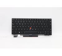 Lenovo THINKPAD L13 2 X13 Tastiera Swedese Finlandese Nero Backlit 5N20V43349