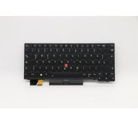Lenovo THINKPAD L13 2 X13 Tastiera Tedesco Nero Retroilluminato 5N20V43048