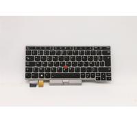 Lenovo THINKPAD L13 Gen 2 s Tastiera Belgio Argento Retroilluminato 5N20V43478