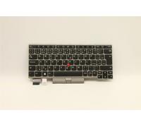Lenovo THINKPAD L13 Gen 2 s Tastiera Ceca Slovenia Color Argento Retroilluminato