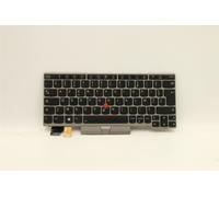 Lenovo THINKPAD L13 Gen 2 s Tastiera Francese Argento Retroilluminato 5N20V43626