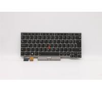 Lenovo THINKPAD L13 Gen 2 s Tastiera Ungheresi Argento Backlit 5N20V43630