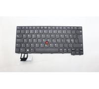 Lenovo THINKPAD L14 Gen 4 T14 Gen 3 4 Tastiera Nordic Nero 5N21D68305