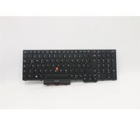 Lenovo THINKPAD L15 2 L15 Tastiera Tedesco Nero Retroilluminato 5N20W68228
