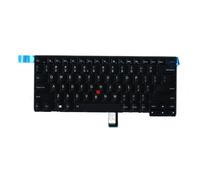 Lenovo THINKPAD L440 L450 L460 Tastiera US Internazionale Nero Backlit 01AX340