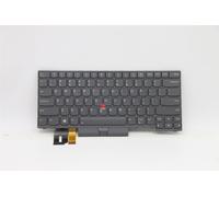 Lenovo THINKPAD P14s 2 T14 2 Tastiera US Grigio Retroilluminato 5N21B08340